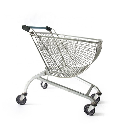 Custom Korean round fshion style round shopping cart Shunhong shopping cart escalator shopping trolleys for supermarket