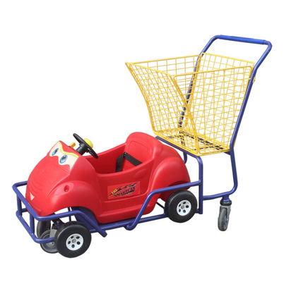 Commercial and Super Fun Supermarket Equipment Children Convenient Shopping Cart Unfolding Supplier